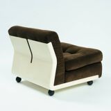 2 Mario Bellini for C&B Italia Modular 'Amanta' Seating Elements in Brown
