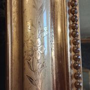 Louis Philippe mirror with pediment 148 x 95