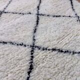 Tapis oued zem de couloir fait main taille 75 x 300 cm