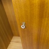 Armoire scandinave 3 portes en teck blond