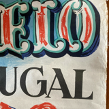 Affiche ancienne - fêtes populaires Portugal