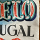 Old poster - popular festivals Portugal -