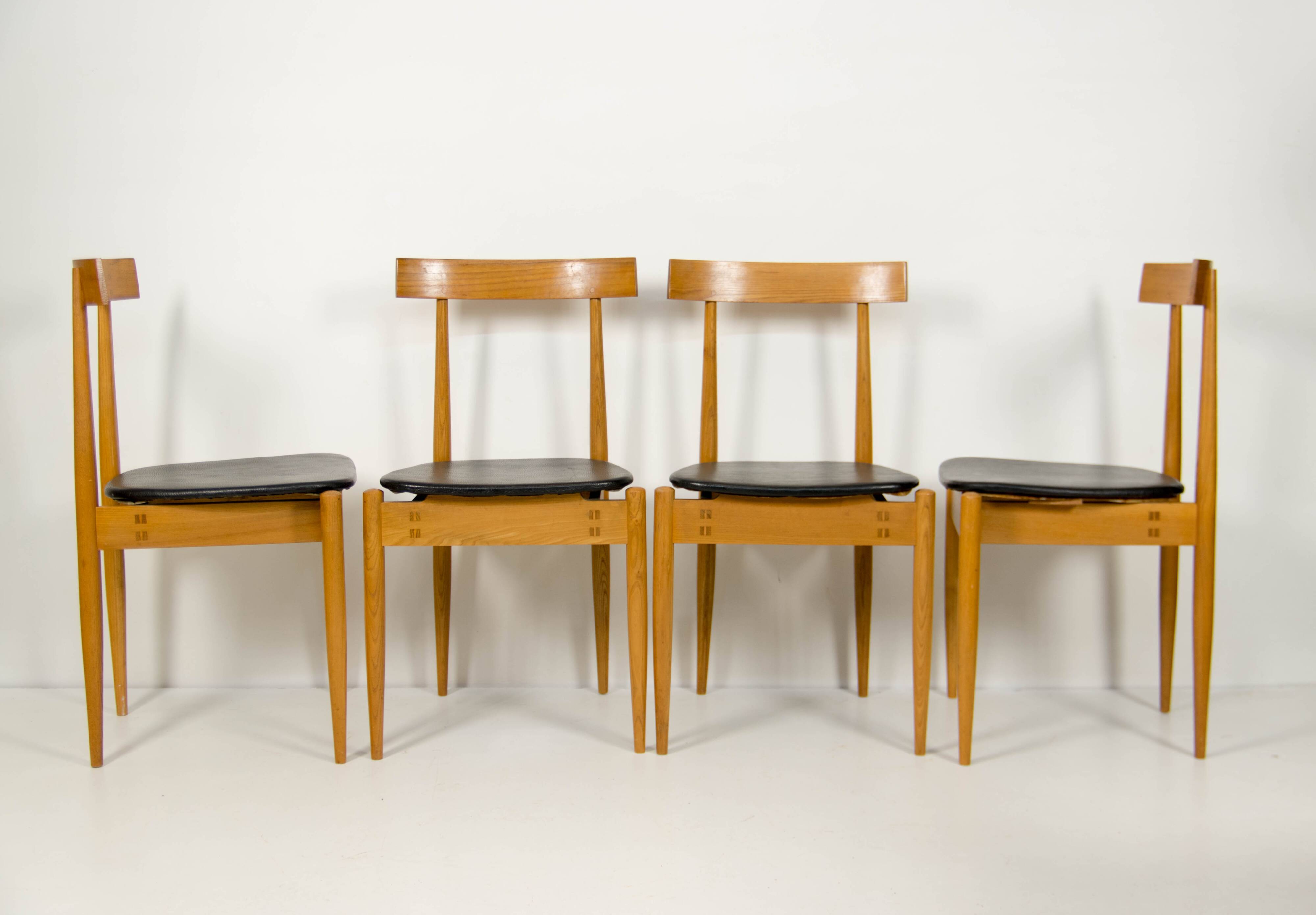 Set of Four Mid-Century Chairs by Alan Fuchs for ULUV, Krásná Jizba, 1965
