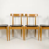 Set of Four Mid-Century Chairs by Alan Fuchs for ULUV, Krásná Jizba, 1965
