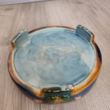 Antique Victorian Art Majolica Earthenware Cheese Cover with Dish