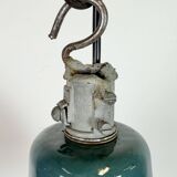 Industrial Petrol Enamel Factory Pendant Lamp, 1960s