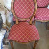6 chaises médaillon
