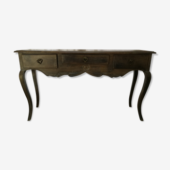 Provencal console in solid wood