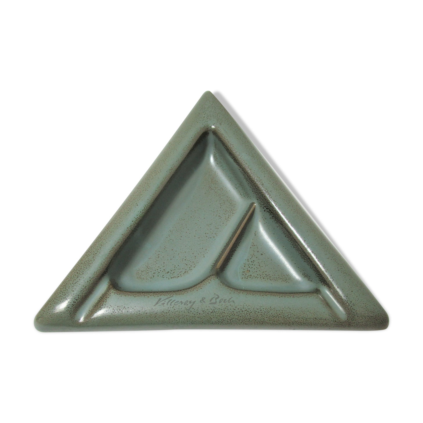 Triangular ceramic ashtray villeroy & boch