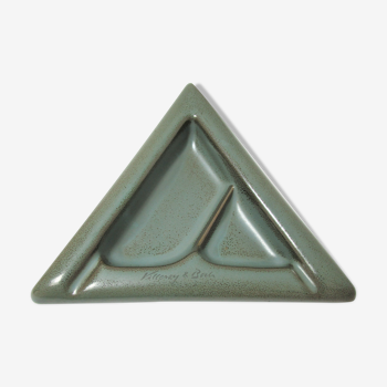Cendrier céramique triangulaire villeroy & boch