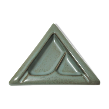 Triangular ceramic ashtray villeroy & boch