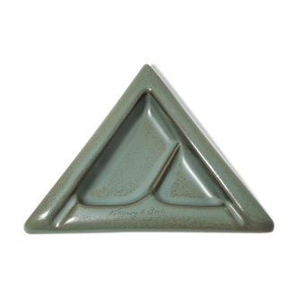 Triangular ceramic ashtray villeroy & boch