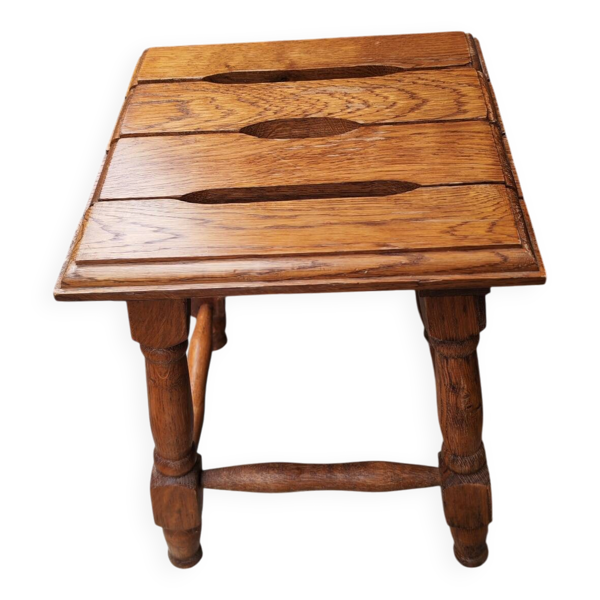Tabouret d'atelier en bois massif