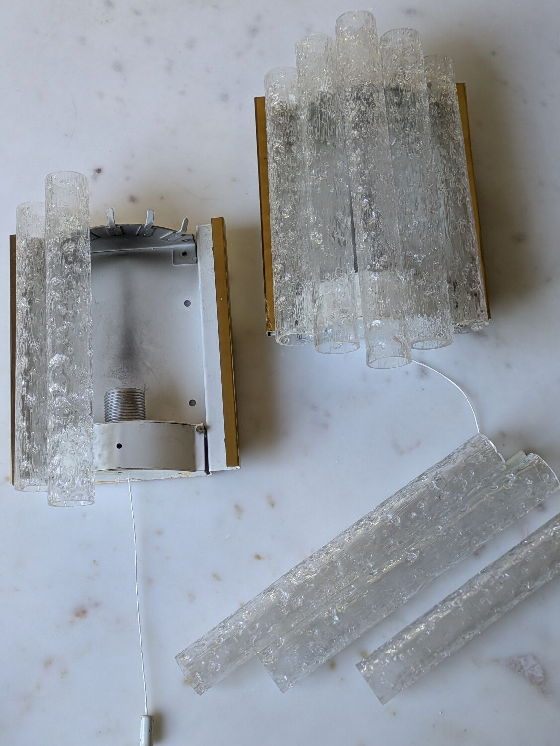 Vintage wall lights by Doria Leutchen
