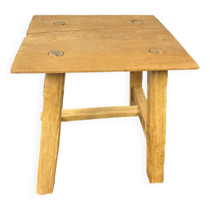 Tabouret en bois carré