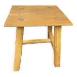 Square wooden stool