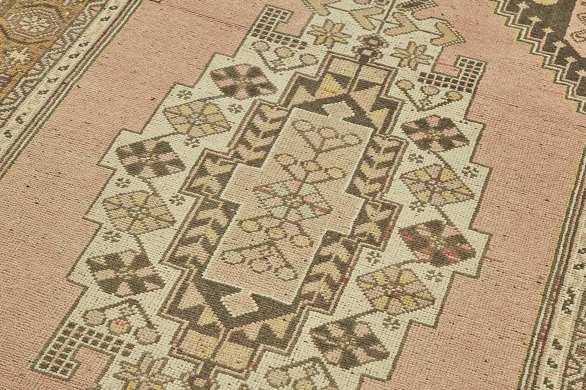 Turkish Vintage Anatolian Rug 125 cm x 220 cm