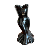 Black bustier vase