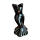Black bustier vase