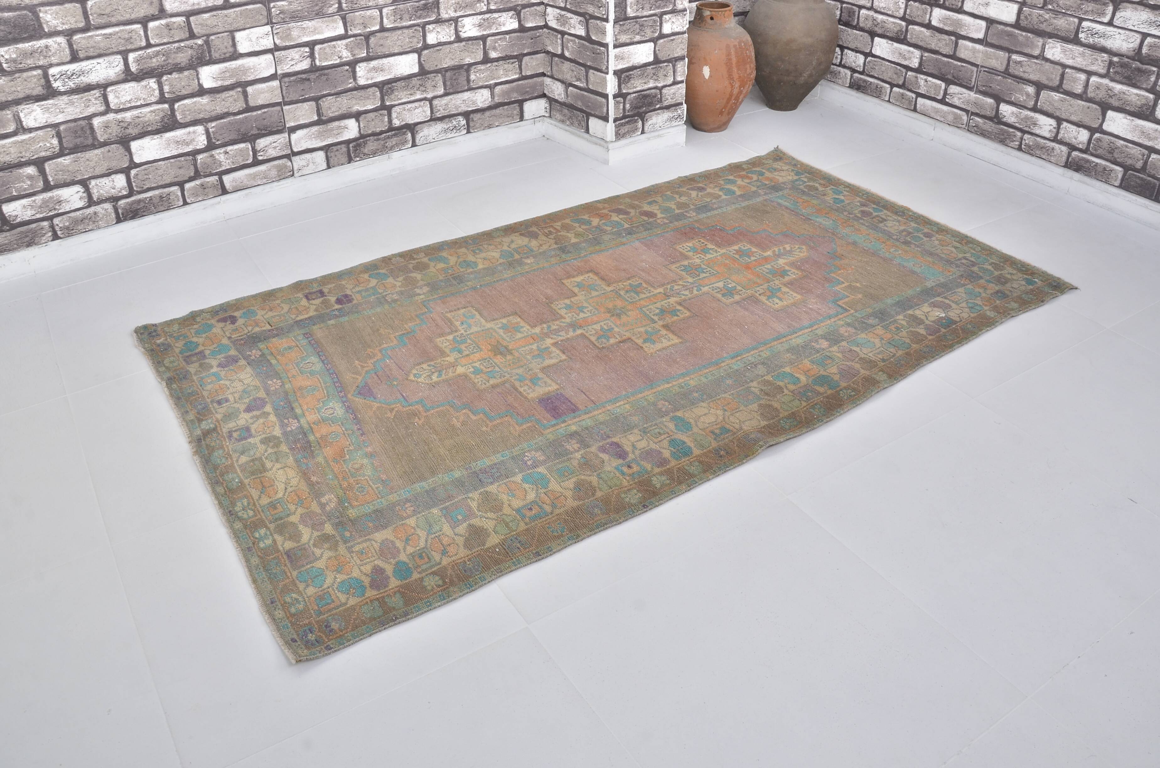 Red & Brown Turkish Wool Rug sku 2488
