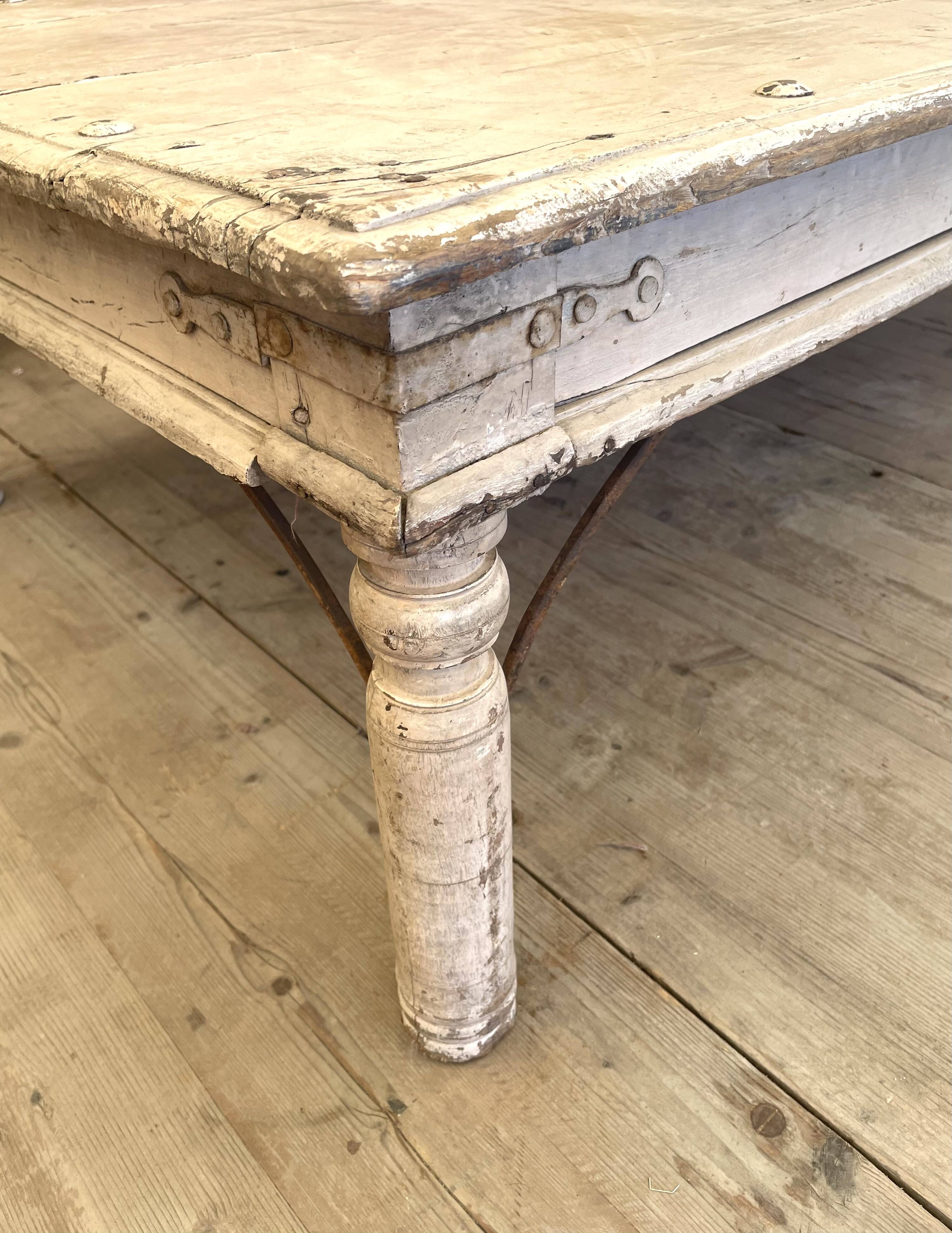 Table basse laqué blanc