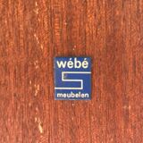 Louis Van Teeffelen double top table for Wébé 1960