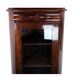 Antique Late Empire Corner Cabinet with Shelves in Mahogany from the 1840s