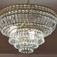 Lustre pampille vintage