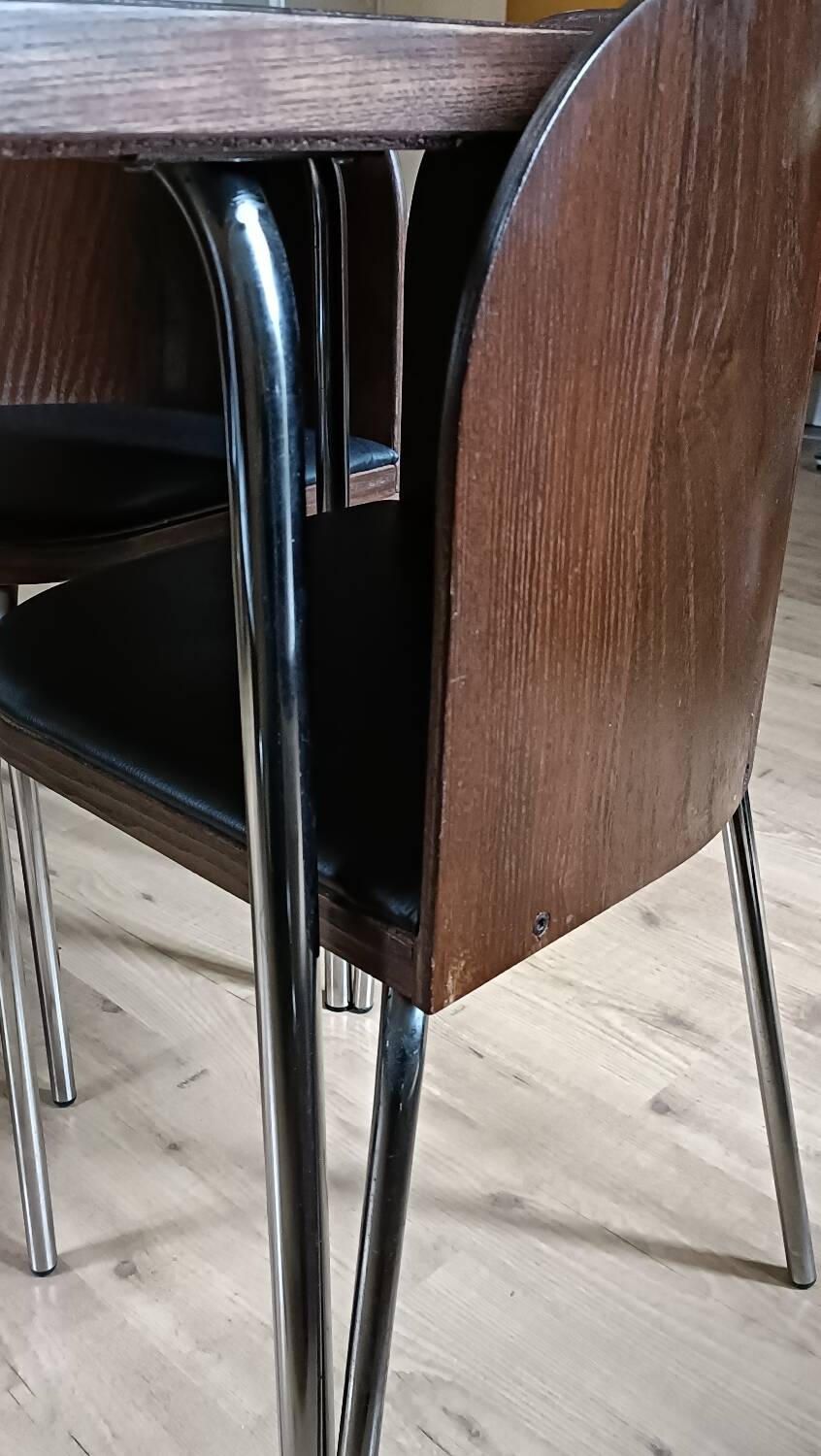 Vintage Ikea “Fusion” wooden table and chairs