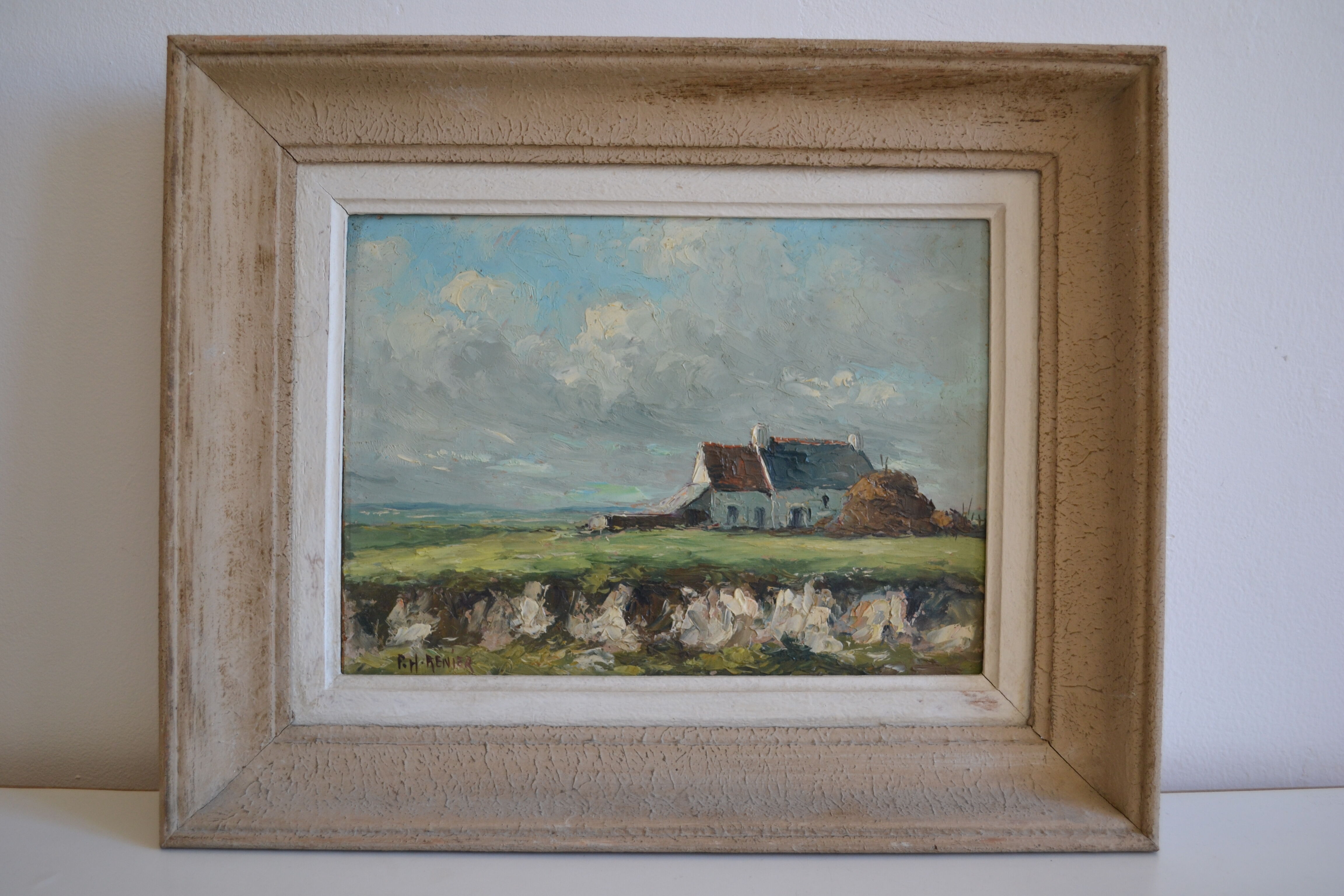 Landscape of Normandy signed P.H. Renier
