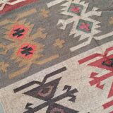 Kilim rug in jute and cotton. 125cm x 195cm