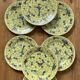 8 polychrome Chinese porcelain plates - Very good condition - 1950s