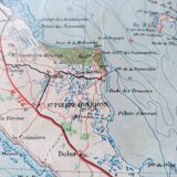 La Rochelle. Old map by the army geographic service 1941