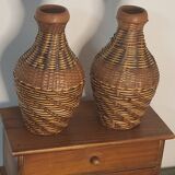 Rattan bottle