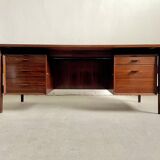 Rosewood Executive Desk by Arne Vodder, Model 207 – Scandinavian Modern Ico