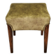 Art Deco Beech Wood Stool, Czechoslovakia, 1930s