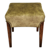 Tabouret en bois de hêtre Art Déco, Tchécoslovaquie, années 1930