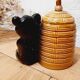 Honey pot hive and teddy bear