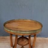 Mahogany gueridon with swan motif