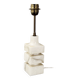Vintage 1970 lamp in marble & brass