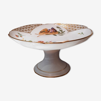 Coupe pied douche en porcelaine ancien