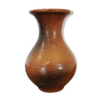 Vase marron marqué Austria