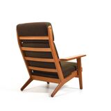 Hans J. Wegner GE-290 Highback Lounge Chair 1950s