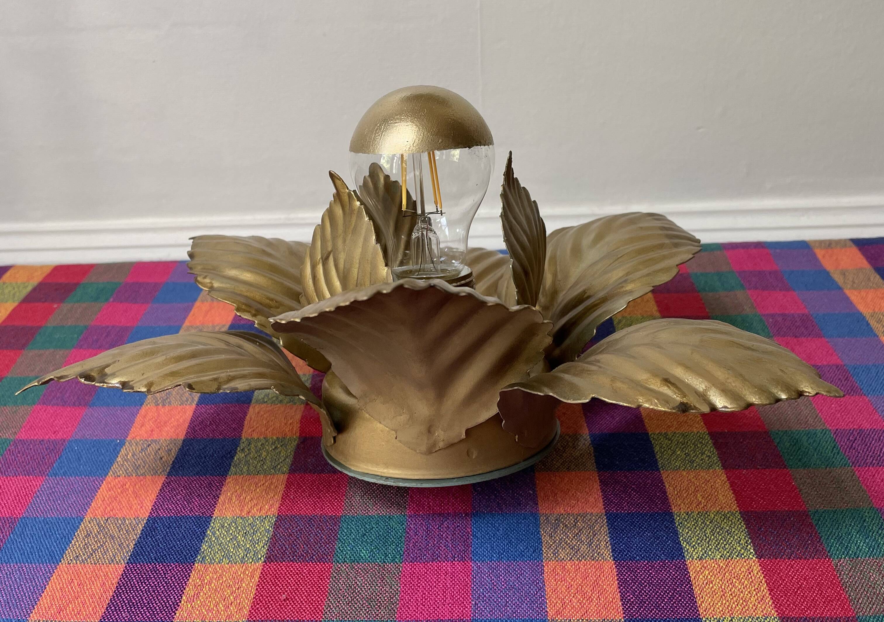 Masca golden flower wall light