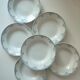 Hollow plates Earth of iron porcelain of Gien