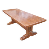 Solid oak farmhouse table