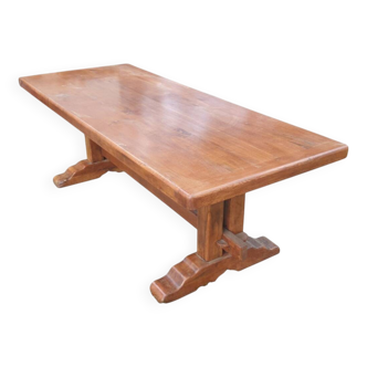 Solid oak farmhouse table