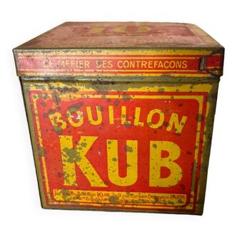 Kub broth advertising box