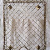 Brass administrative panière