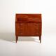 Scandinavian mahogany secretary, 1960s